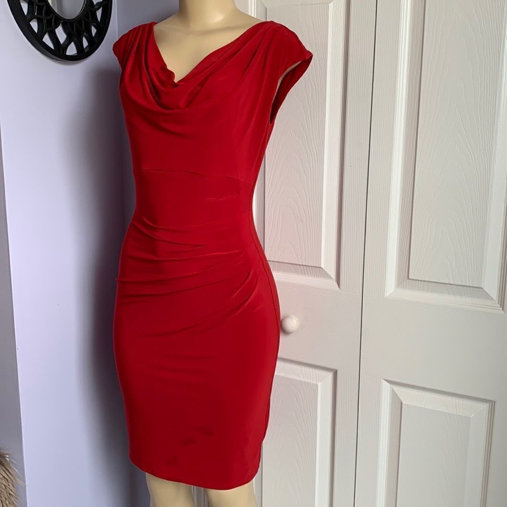 Ralph Lauren Cocktail Party red hot 🔥 Dress 2P